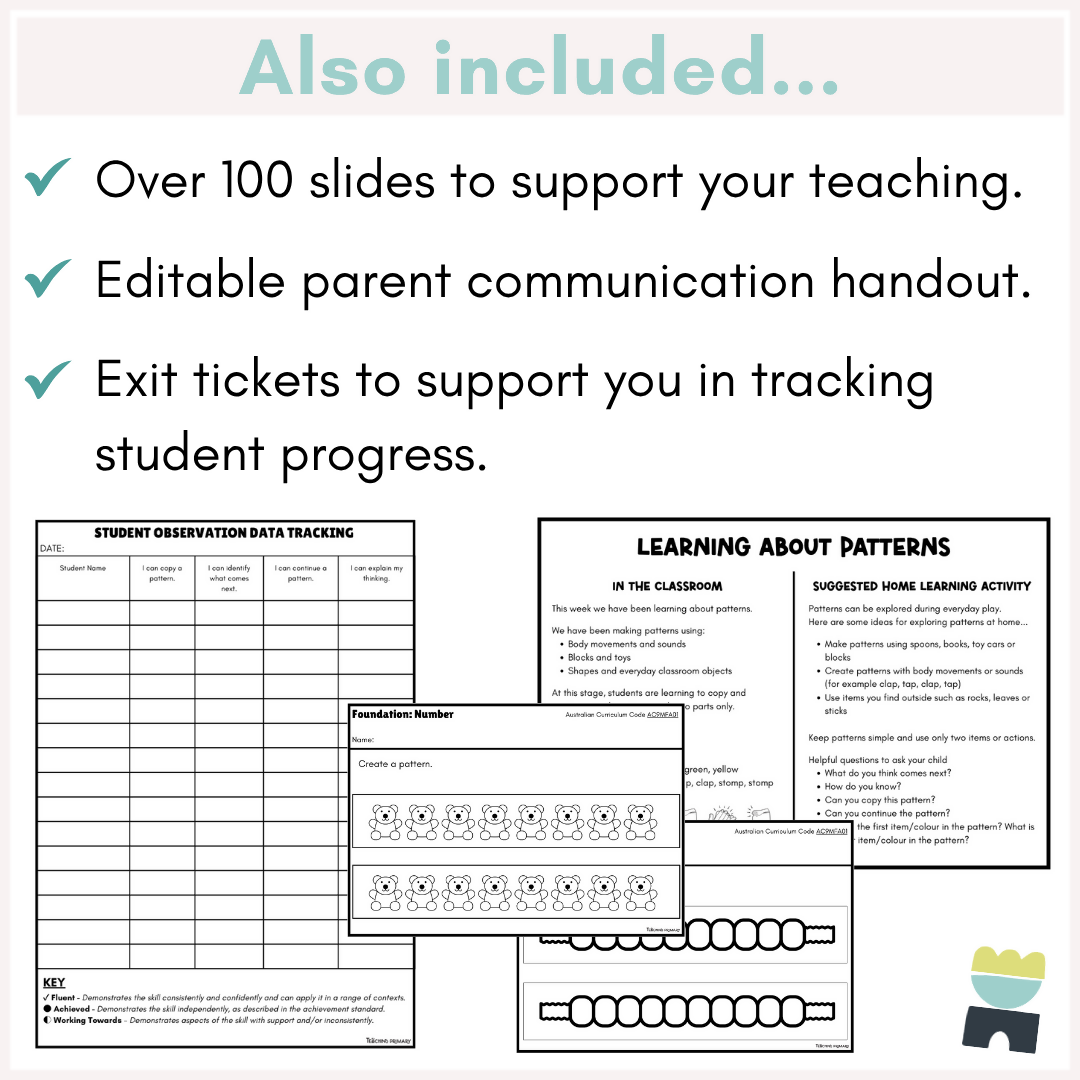 Repeating Patterns Hands-On Activities Foundation