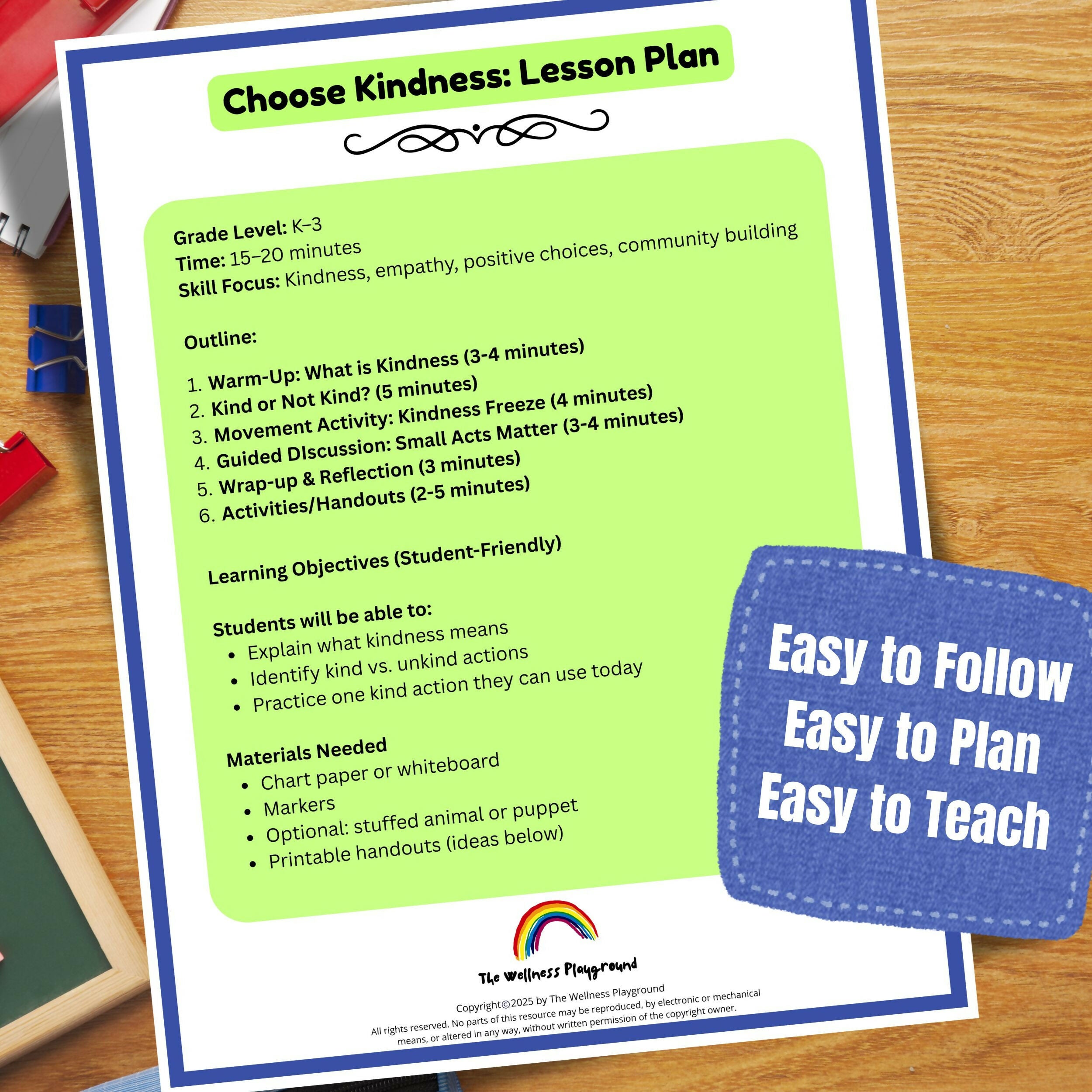 Teaching Kindness in the Classroom | K–3 Social Emotional Learning Lesson
