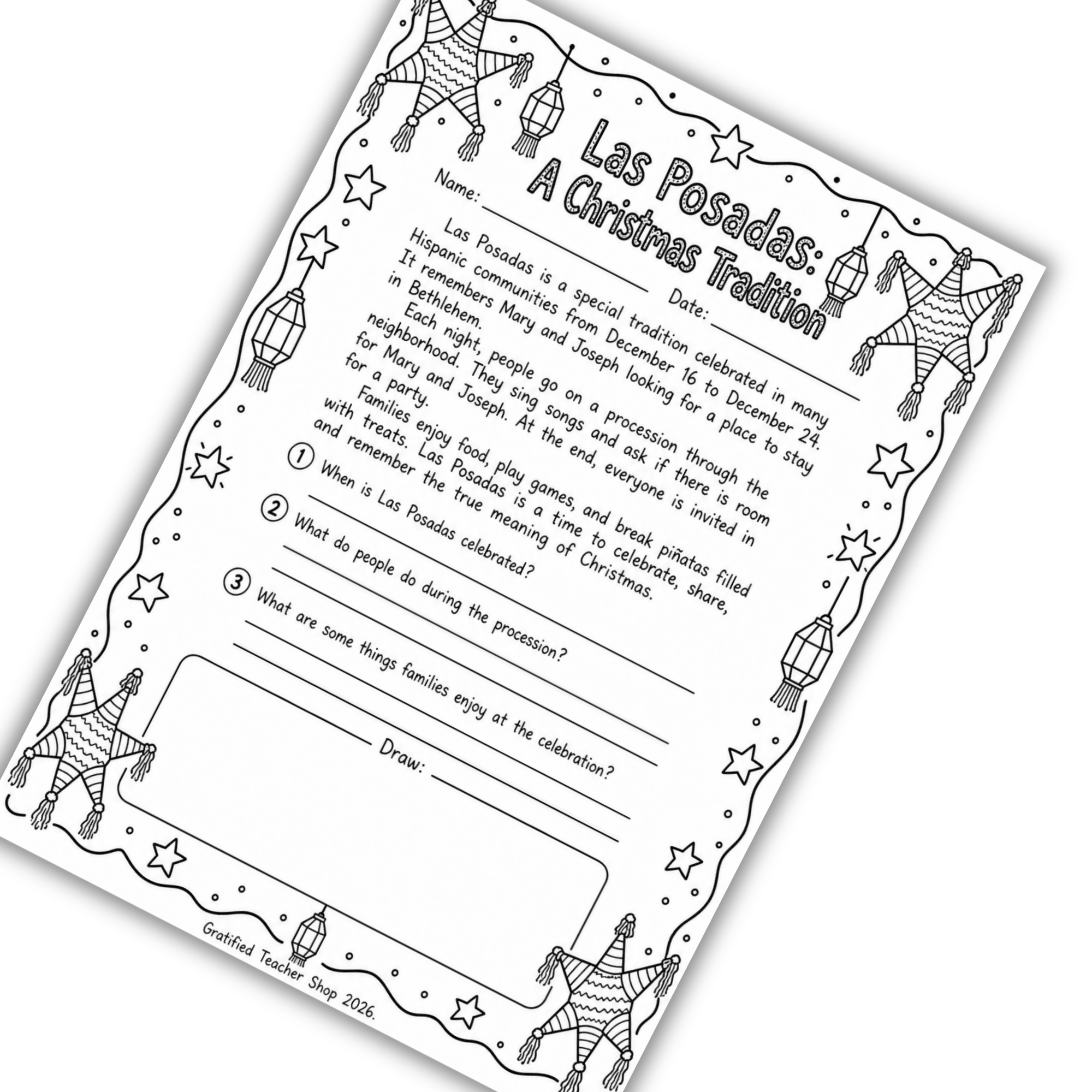 Hispanic Heritage Month Worksheets Bundle - 100 No-Prep Activities for 2nd-5th Grade