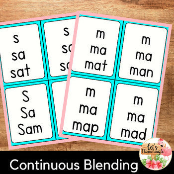 cvc words ladders continuous blending successive blending pyramids fluency cards