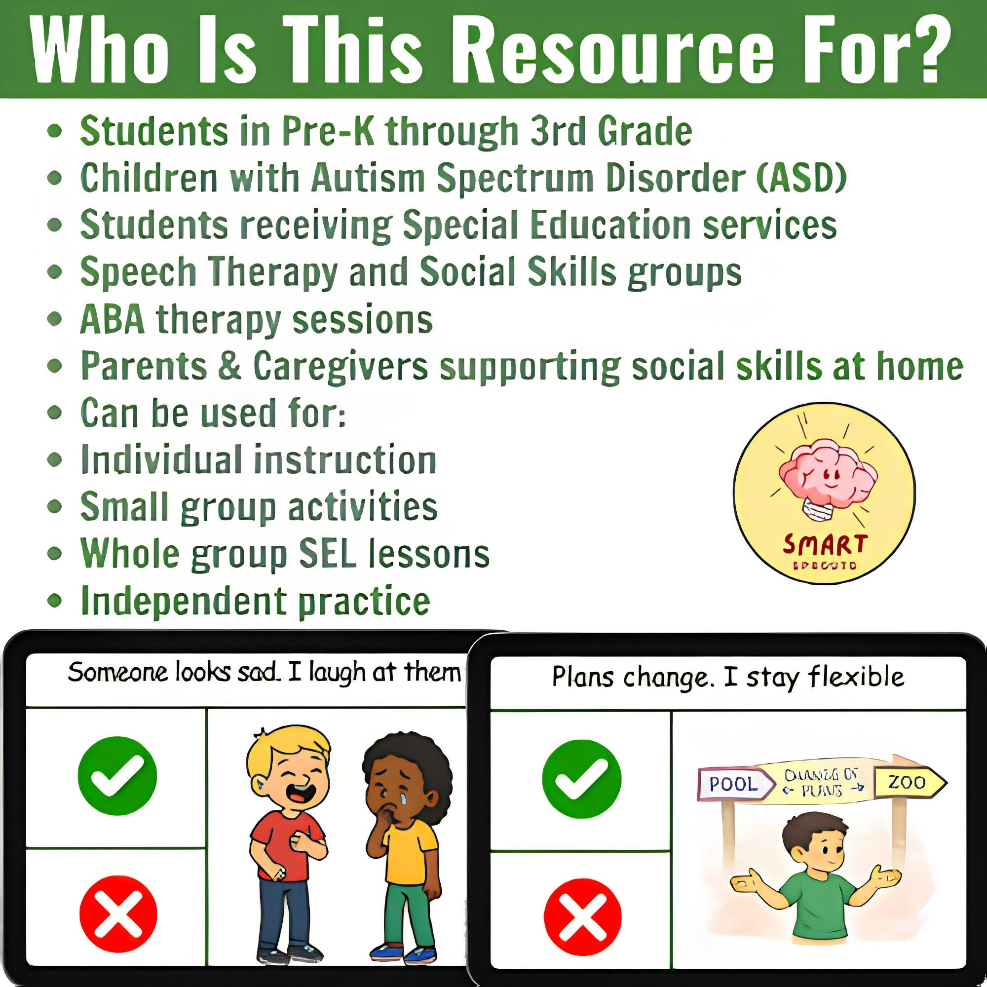 Expected vs Unexpected Behavior | SEL Boom Cards Special Education & K