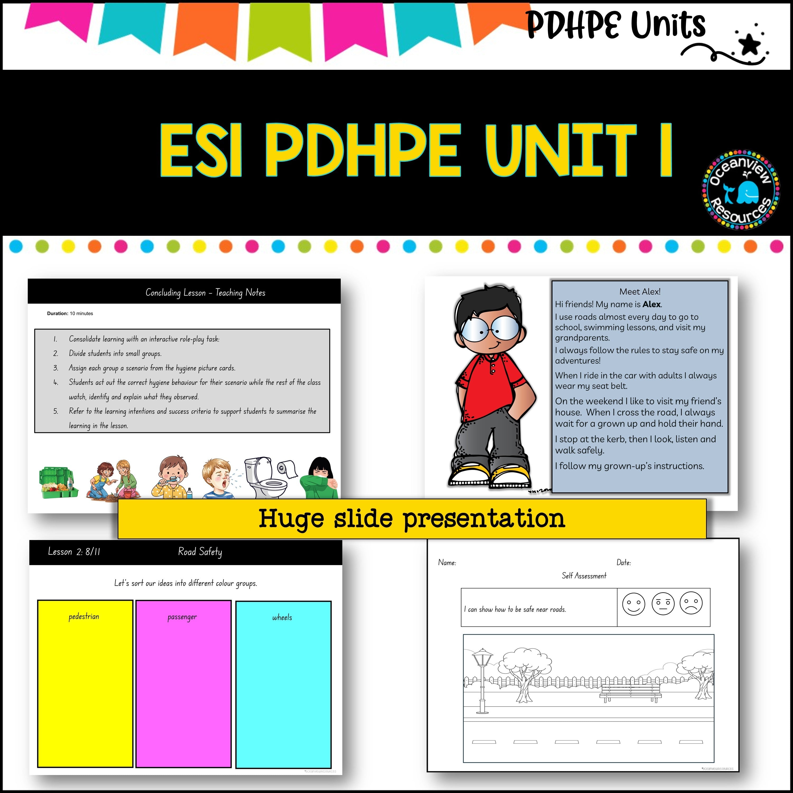 ES1 (kinder) UNIT 1 NSW PDHPE - Movement, Health, Relationships, Safety, wellbeing. identity, physical activity