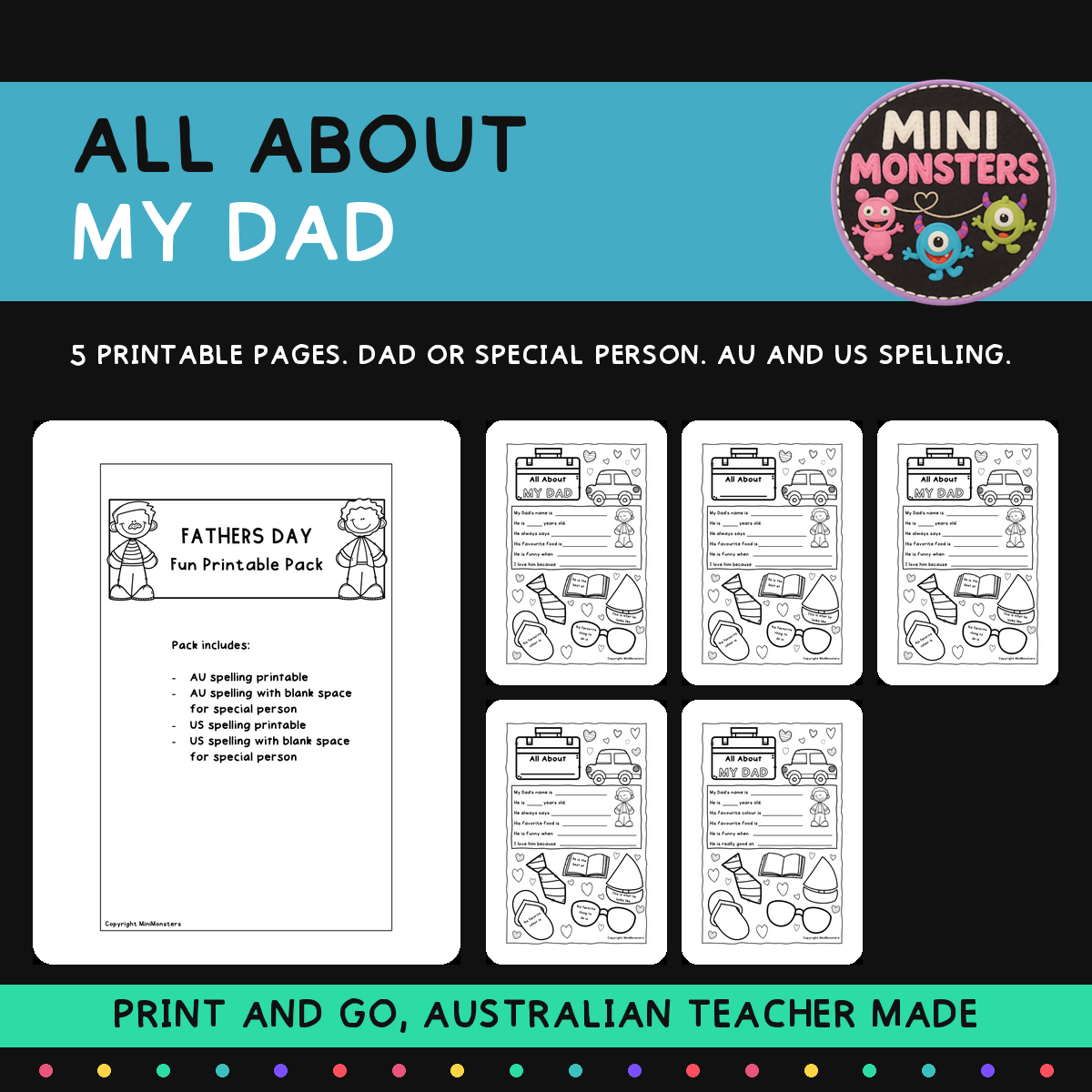 Fathers Day Printables