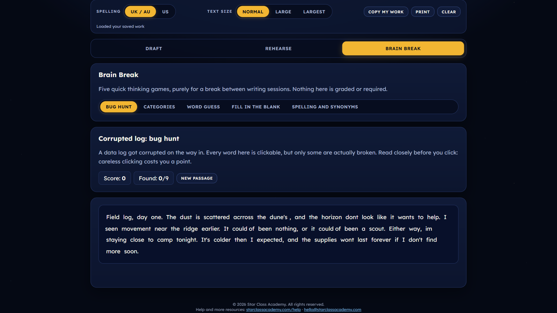 Speech Writing Tool + Teleprompter | Public Speaking Practice | Years 7 to 12