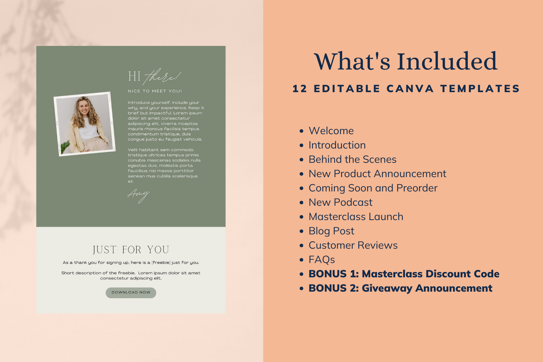 Course Creator Email Template Bundle