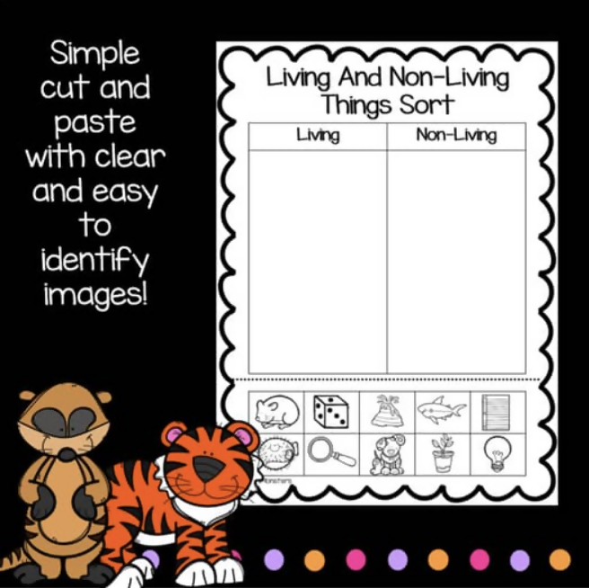 Living and Non-Living Things | Year One Science Worksheets | Australian Curriculum Aligned