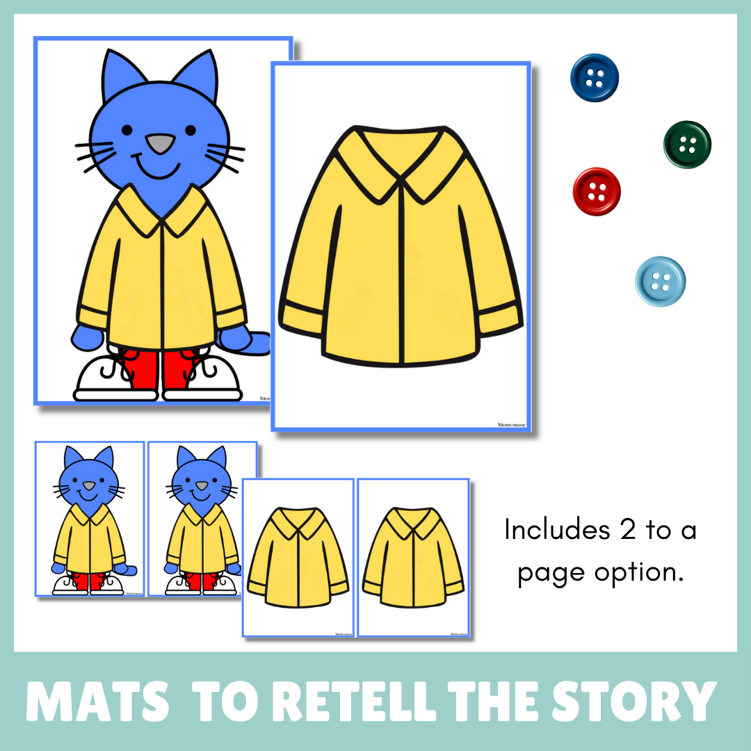 Pete the Cat Button Subtraction Mats | Australian Curriculum Foundation