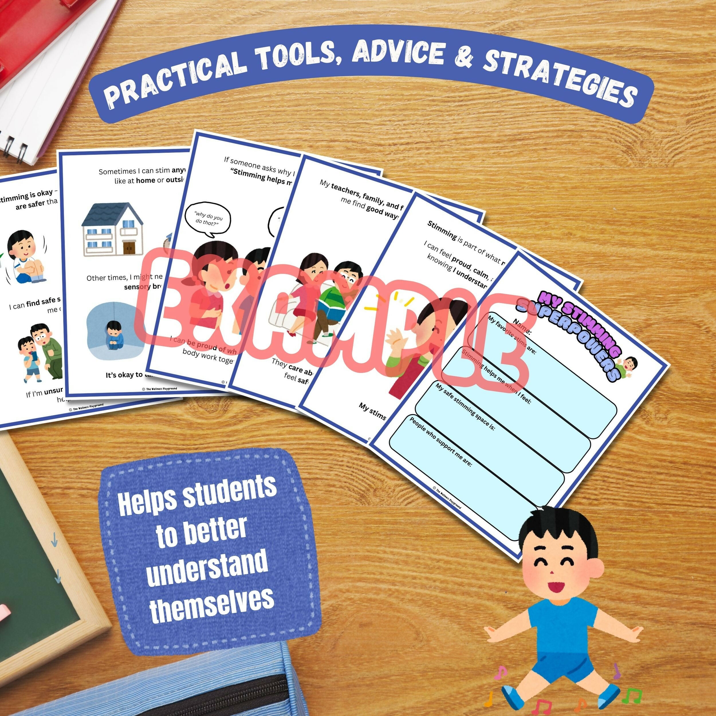 Stimming Social Story | ASD Resource| Self-Regulation Lesson