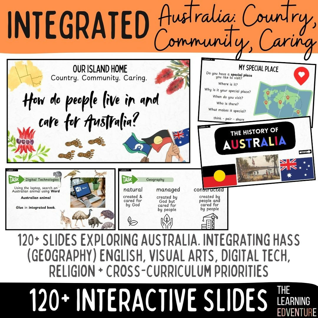 Integrated Unit (HASS + English + Digital Technologies + Religion)