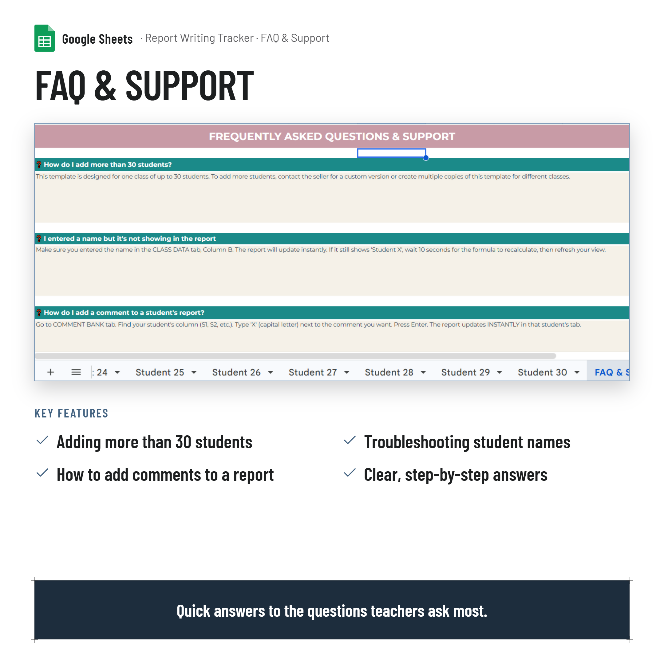 Report Writing Tracker and Dashboard| Google Sheets
