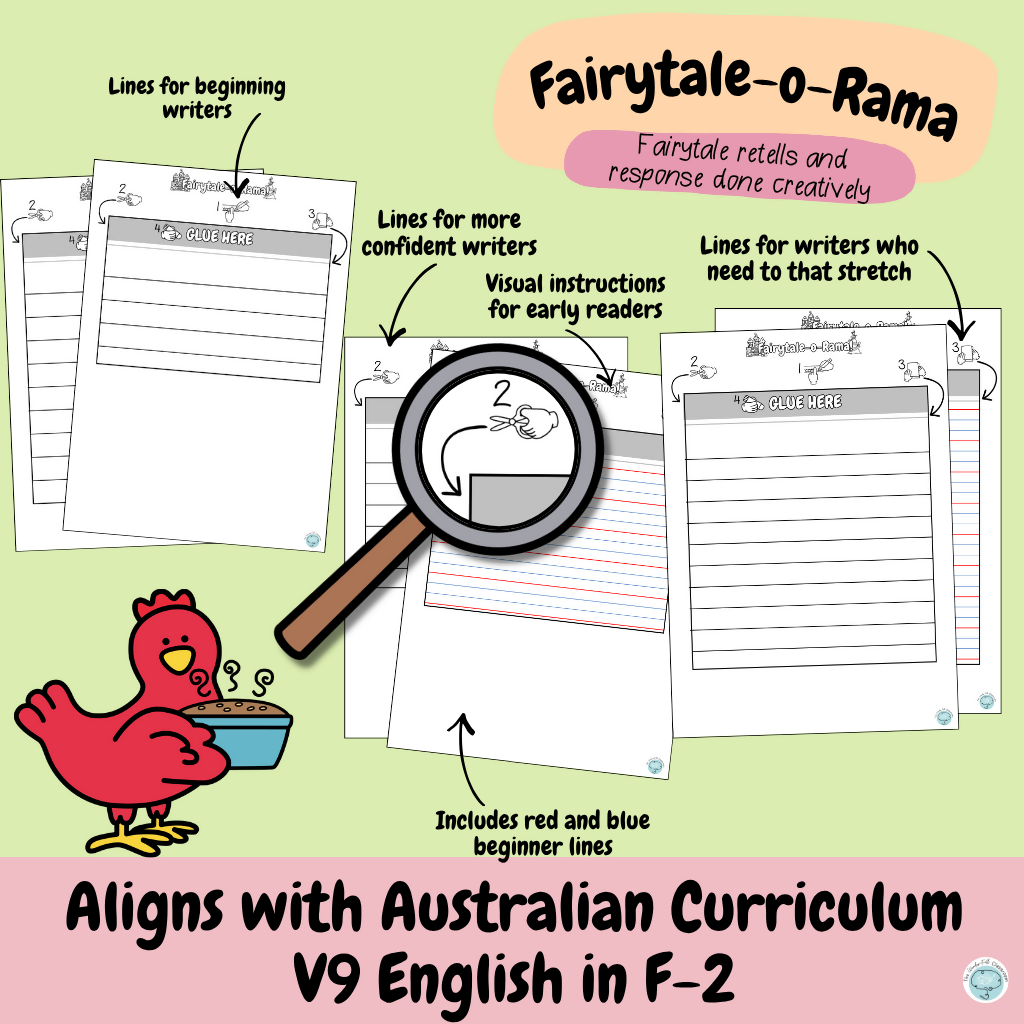 Fairytale-o-Rama | Story Scape Retell Craftivity | Foundation - Year 2