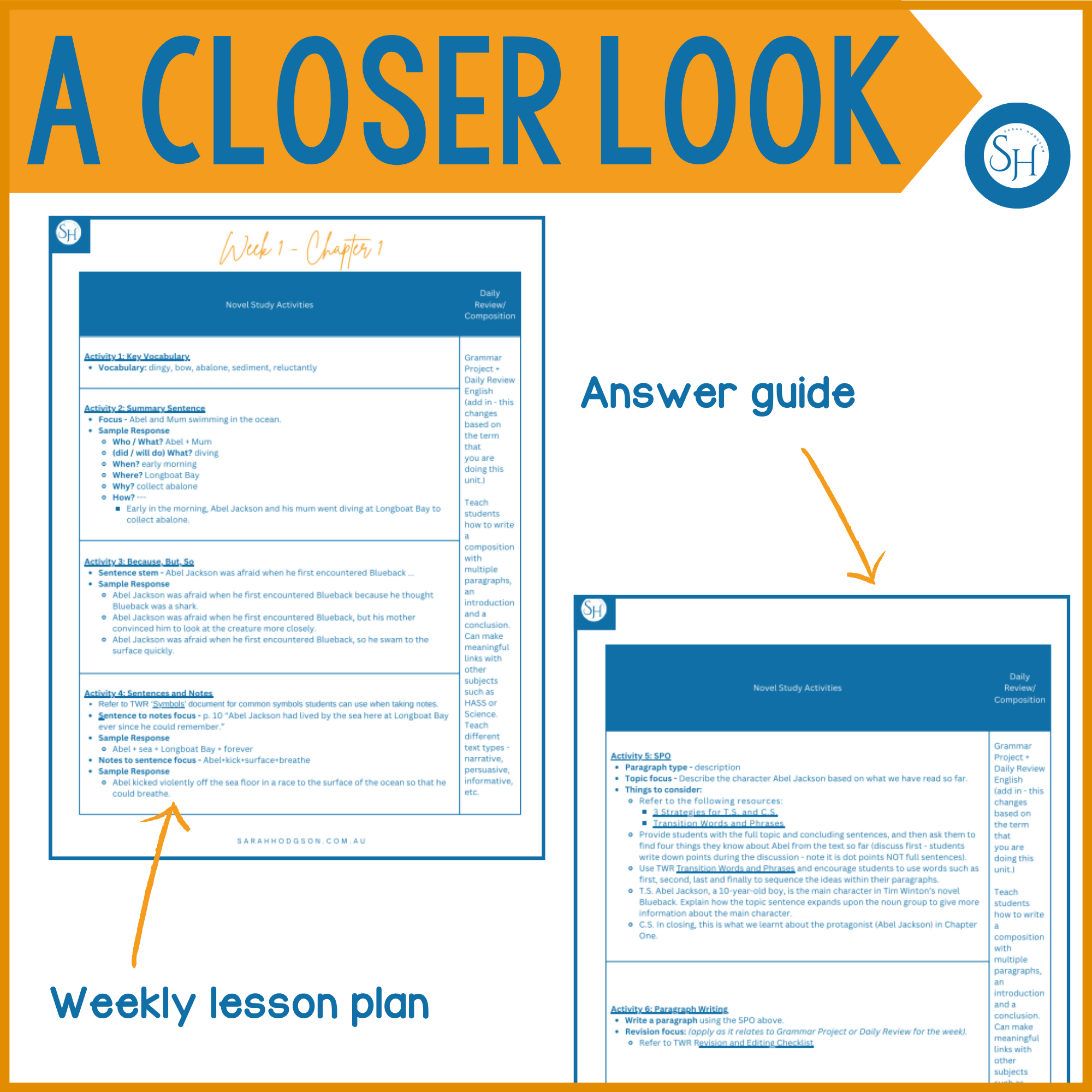 The Wild Robot Novel Study | Years 3–4 | Teacher + Student Booklet | TWR-Aligned