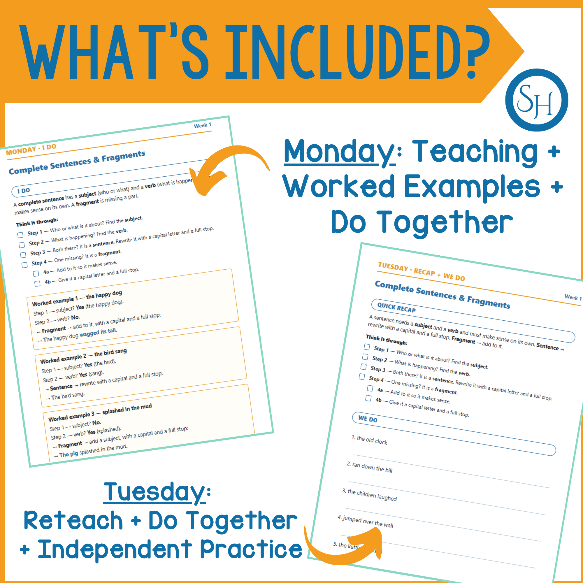Year 6 English Daily Reviews | FREE Week | Set 1: Sentence Building Skills