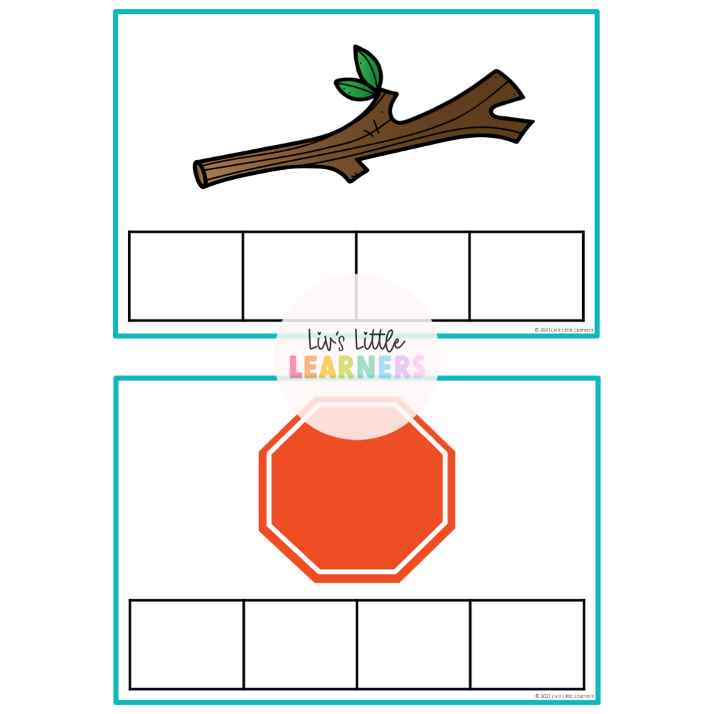CVCC & CCVC Spelling Task Cards