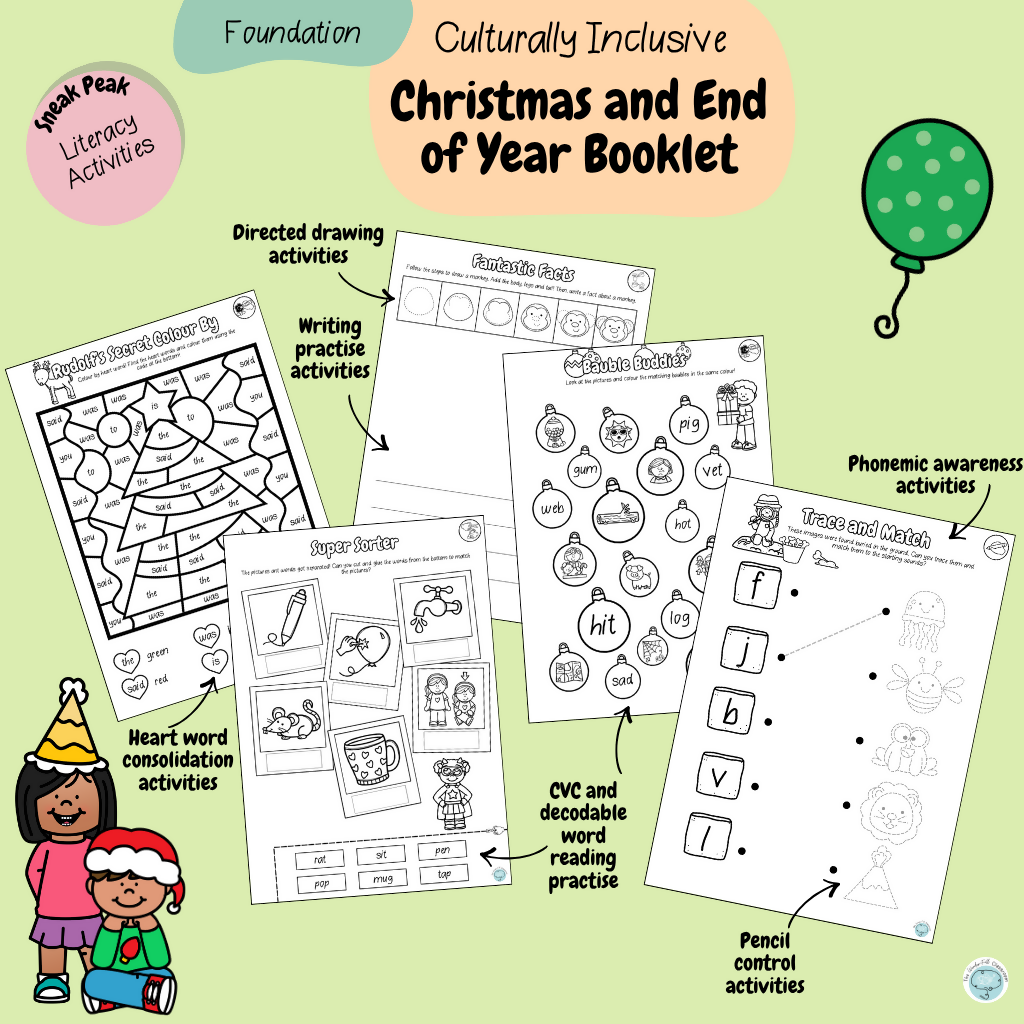 Foundation - Culturally Inclusive Christmas and End of Year Booklet