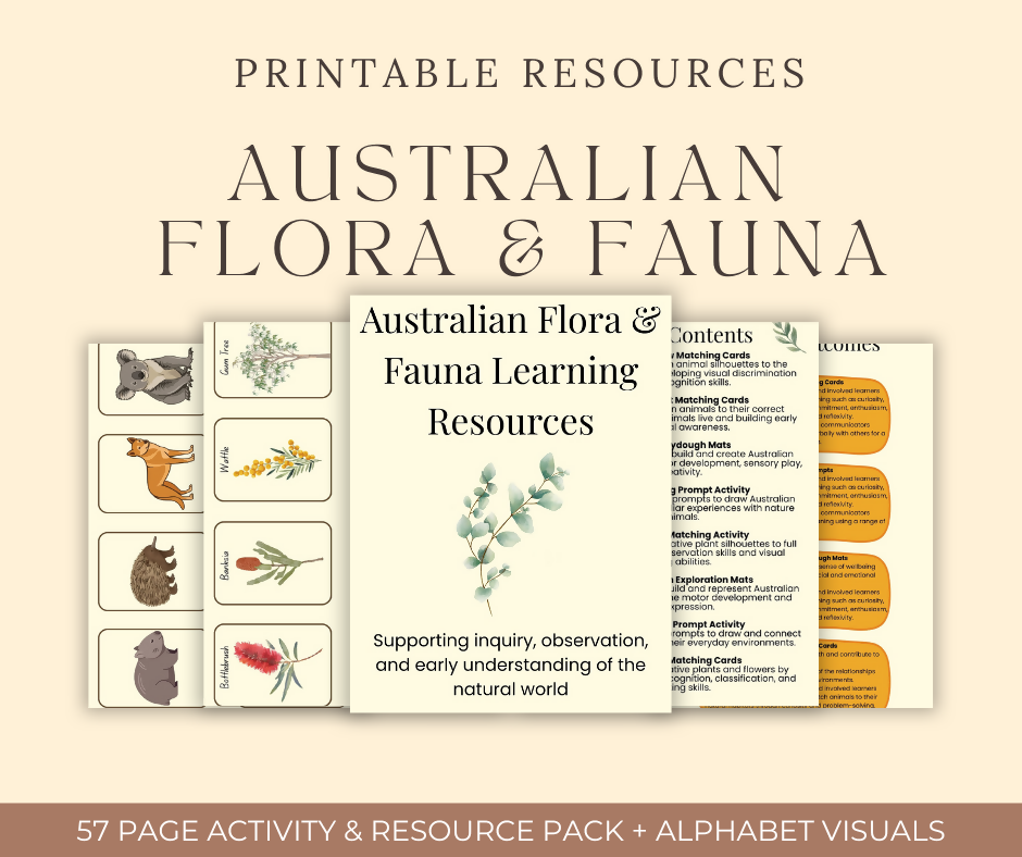 Australian Flora & Fauna Activity Pack | Printable
