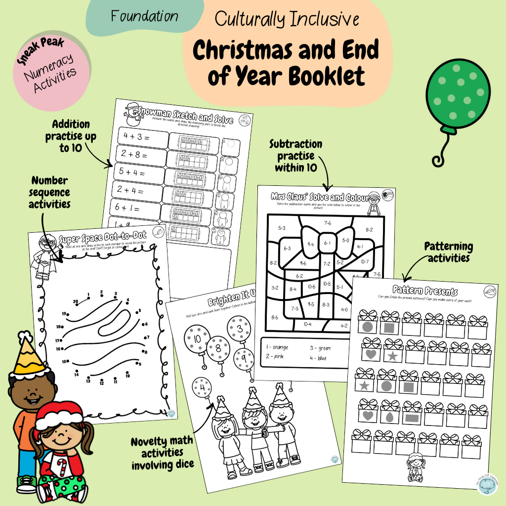 Foundation - Culturally Inclusive Christmas and End of Year Booklet
