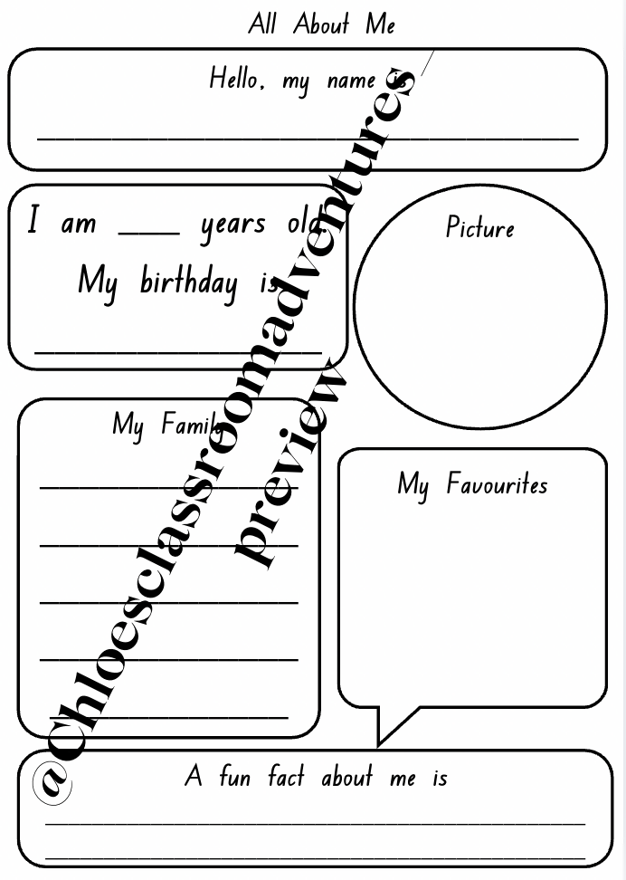 Information Report Templates | Animal, Australia & All About Me | Year 1–2 | Printable | Editable
