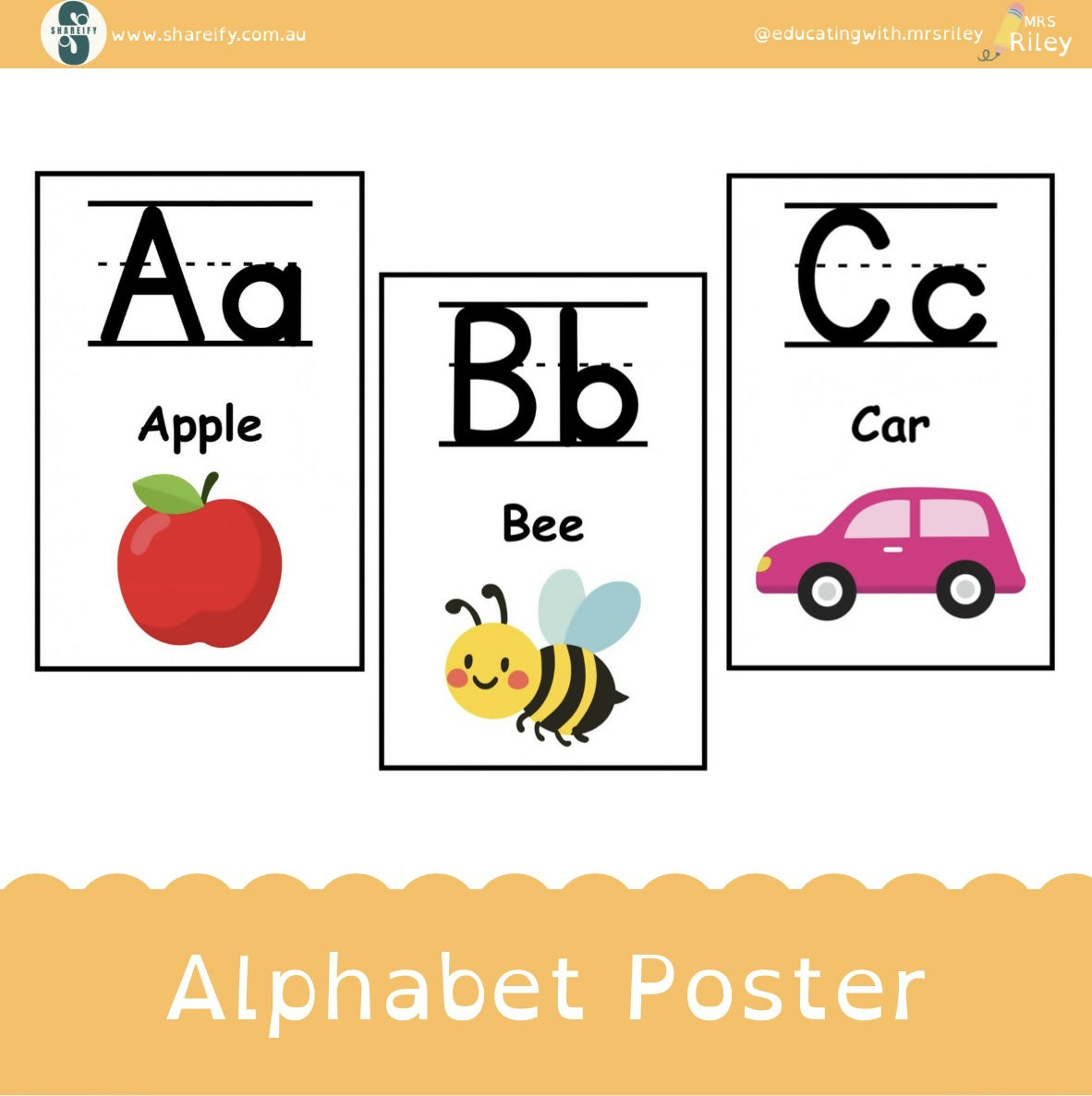 ABC - Alphabet Poster