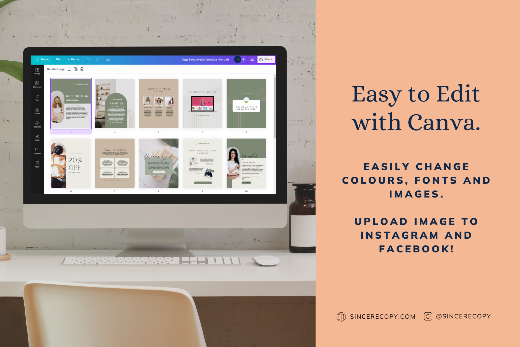Social Media Template Bundle for Course Creator