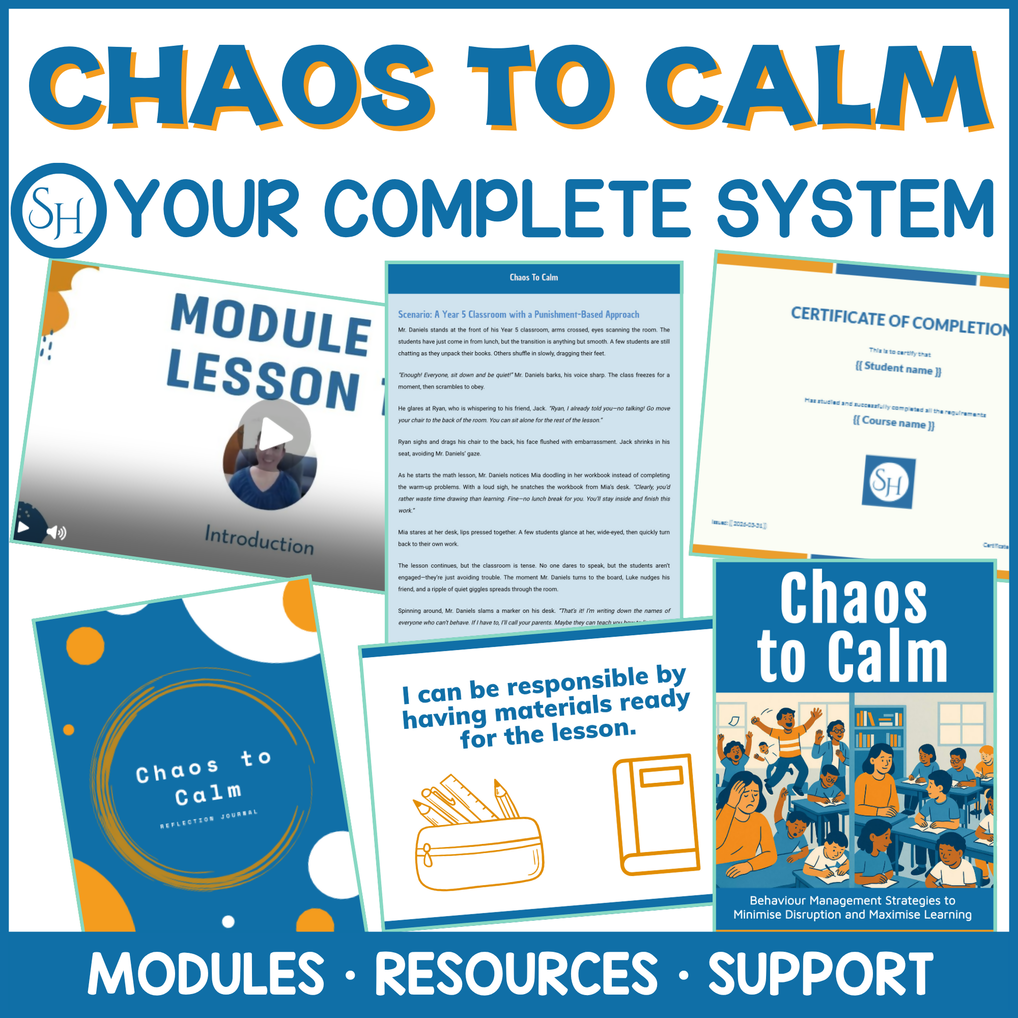Behaviour Management Course for Beginning Teachers | Chaos to Calm | Prep to Year 6