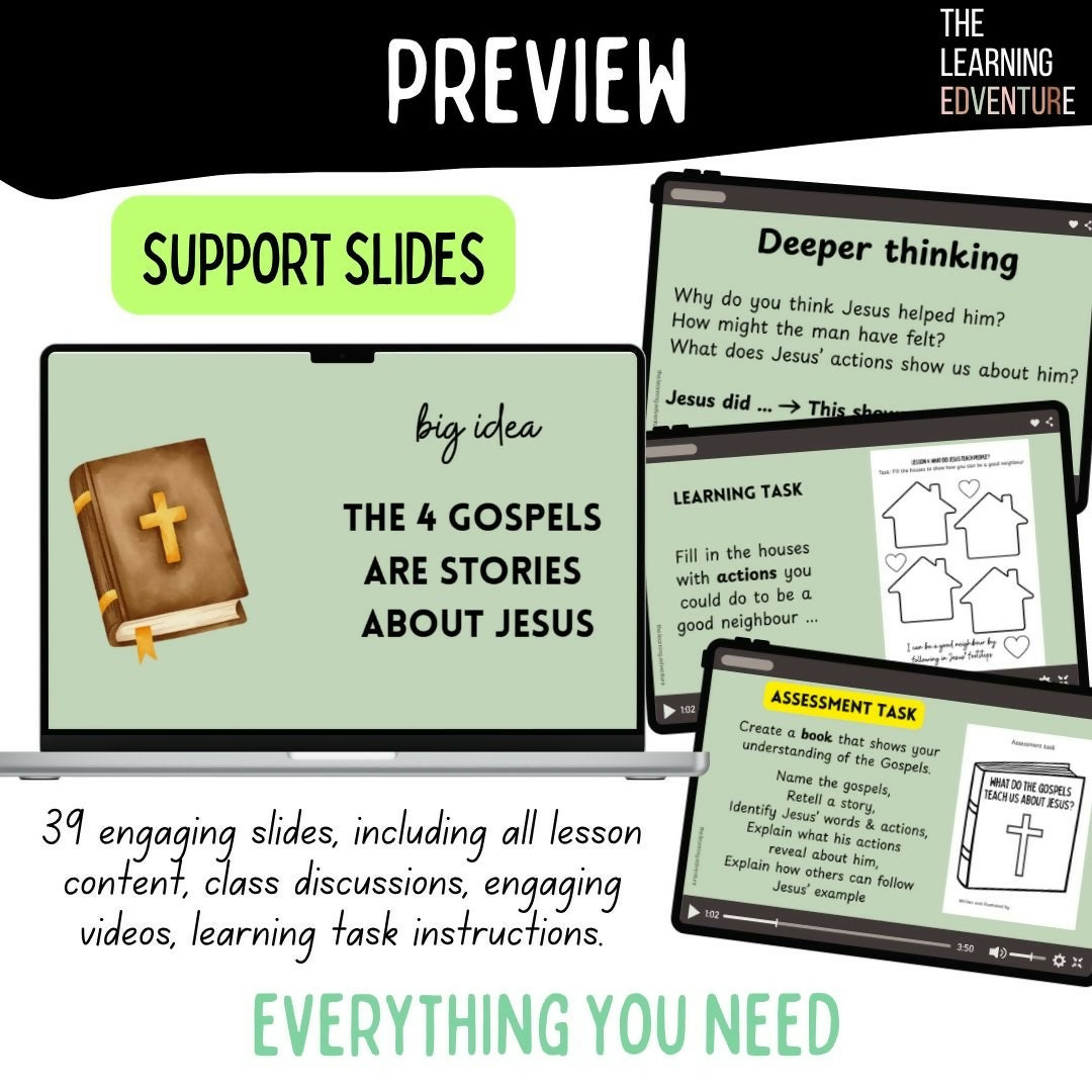 Religion: The Four Gospels (Slides)