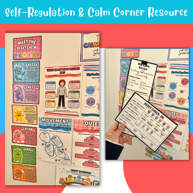 Calm Reset Station | Self-Regulation & Calm Corner Resource | SEL & Wellbeing