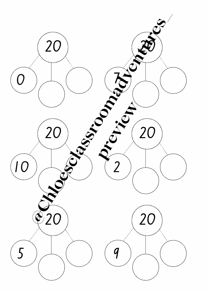 Number Bonds| Making 10 / Making 20| Part-part-whole | Maths Worksheets | Canva | Editable |Maths Curriculum Aligned | K-2