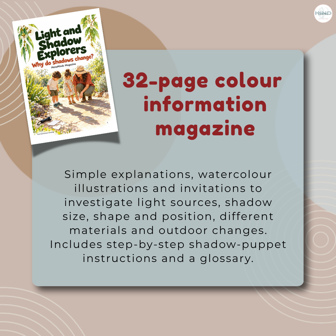 'Light & Shadow Explorers' Early Primary Inquiry Bundle