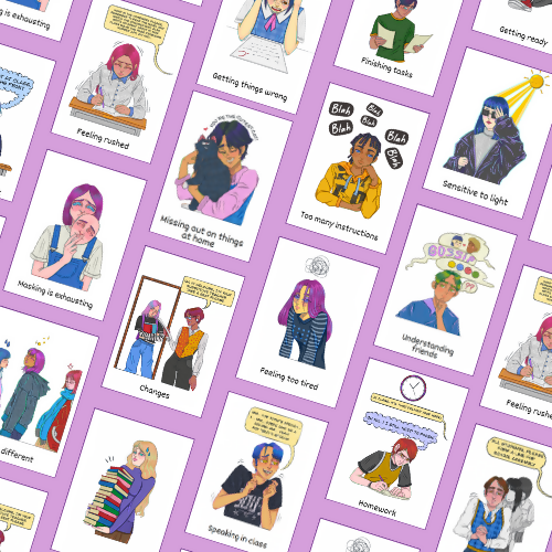 School Can’t Cards: Understanding School Refusal (Three Psychs)