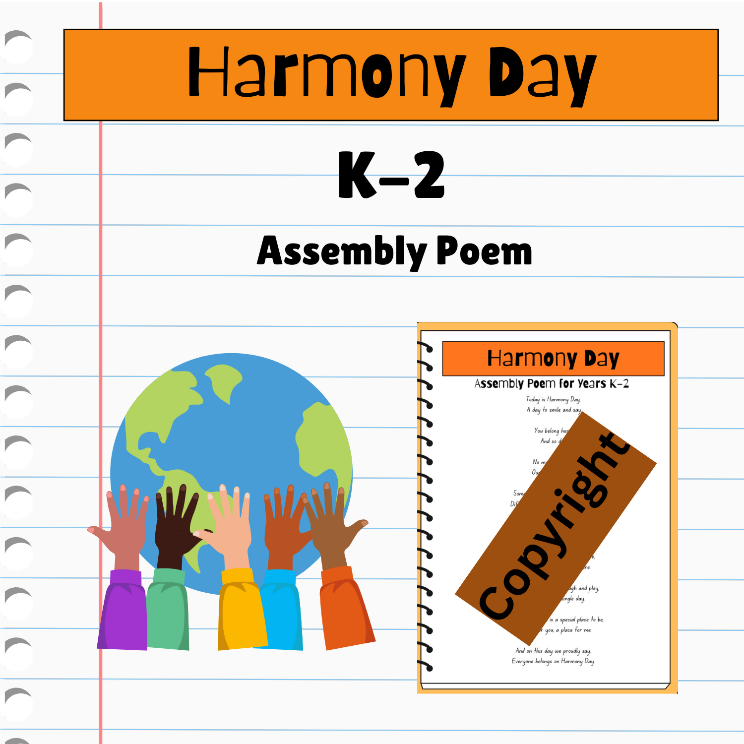 Harmony Day Assembly Poem | K–2 | Sweet and Simple Belonging Poem