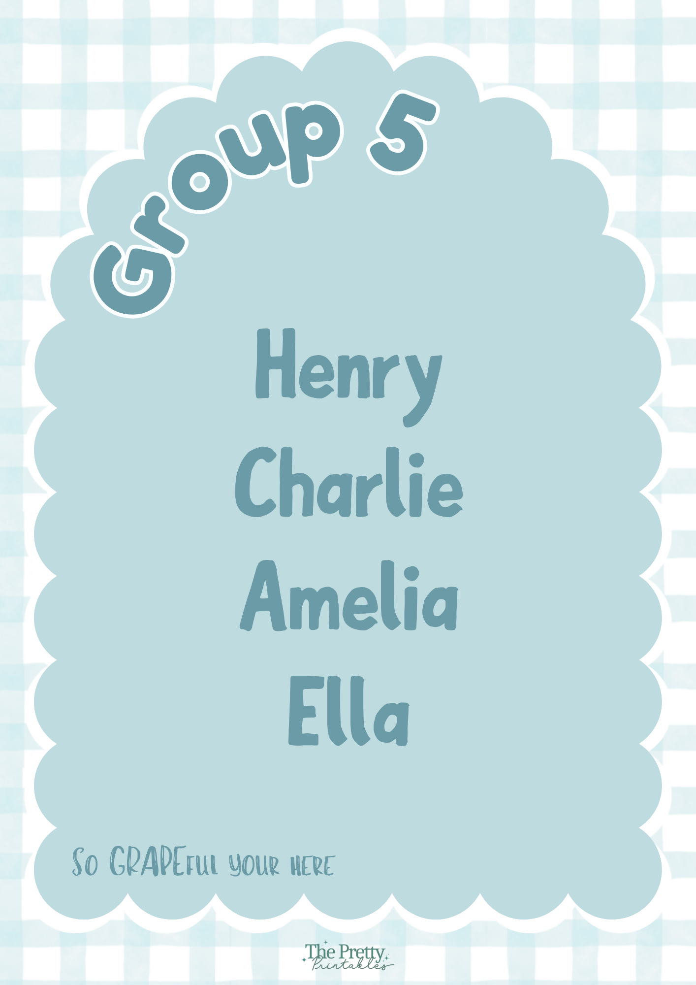 Classroom Group Posters - Berry Sunday Decor