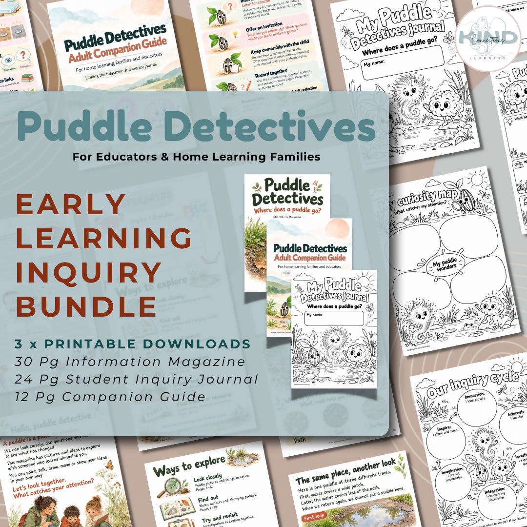 Puddle Detectives - Early Learning Inquiry Bundle