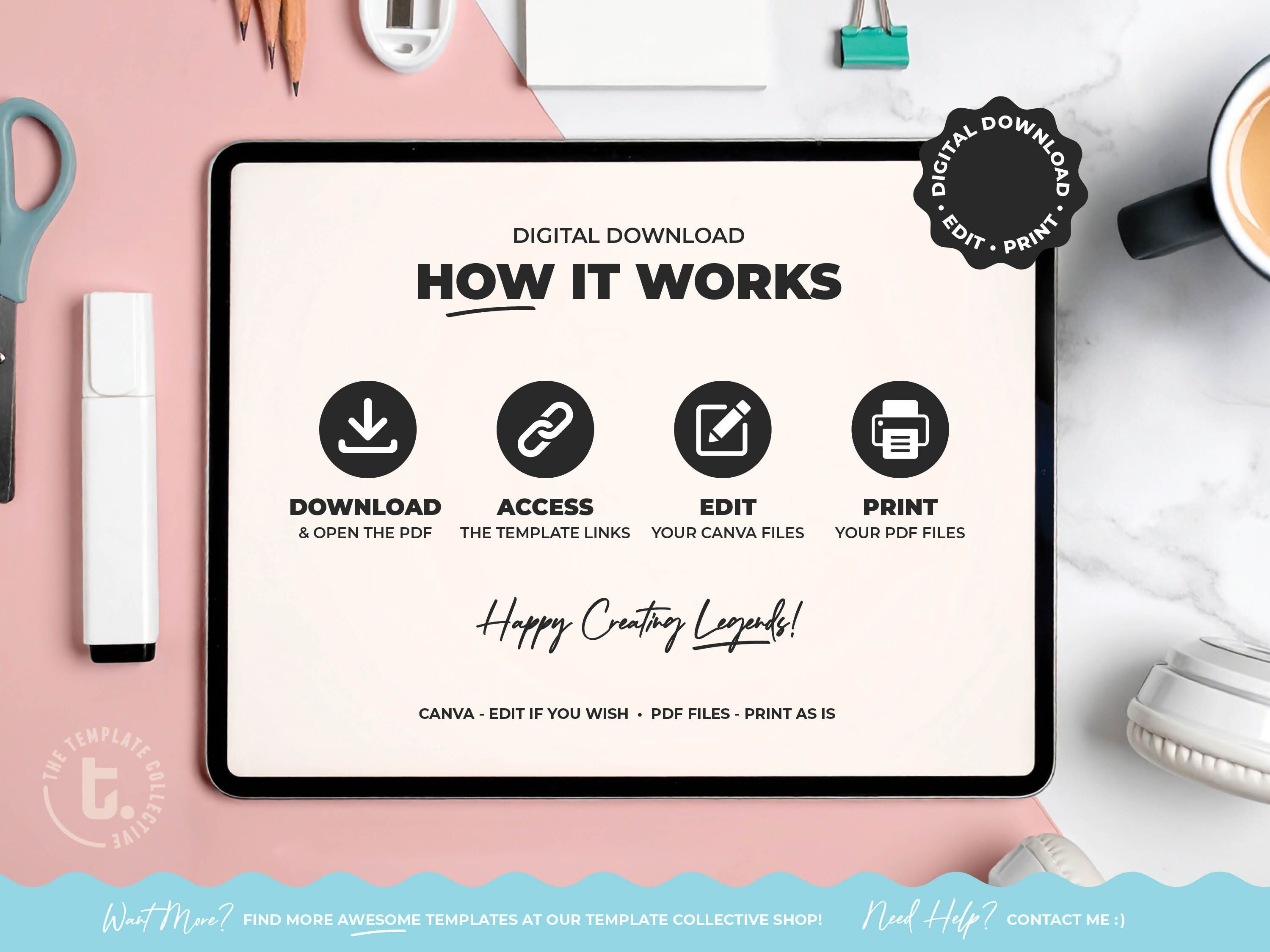 This Class is a Vibe Classroom Decor Bundle • Pastel Retro Rainbow Theme • Bulletin Board Decor • Teacher Resources • Editable & Printable
