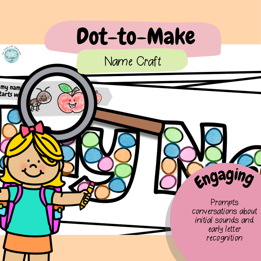 FREEBIE | Dot-To-Make | Bingo Dotter Name Craft