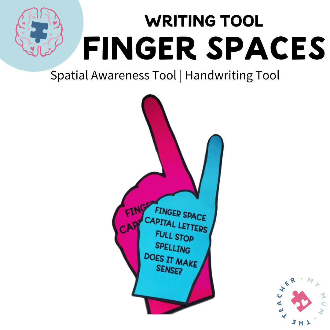 Finger Spacer Writing Tool