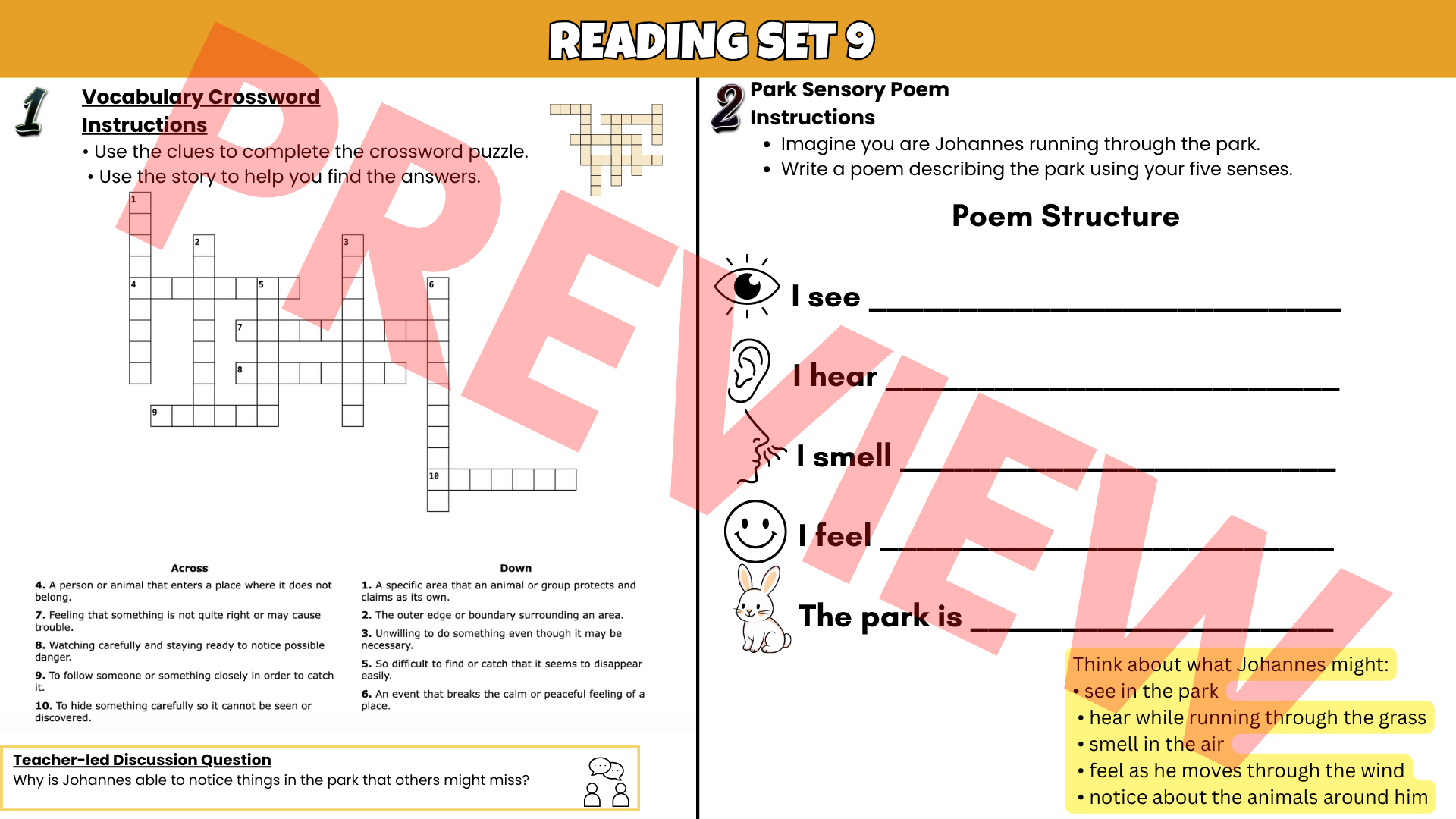 The Eyes and the Impossible Novel Study Unit | Comprehension Questions, Vocabulary & Activities | Grades 3–6