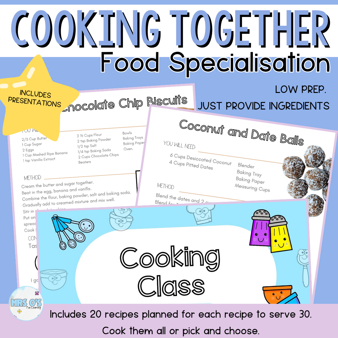 Cooking in Class - Full unit of work.