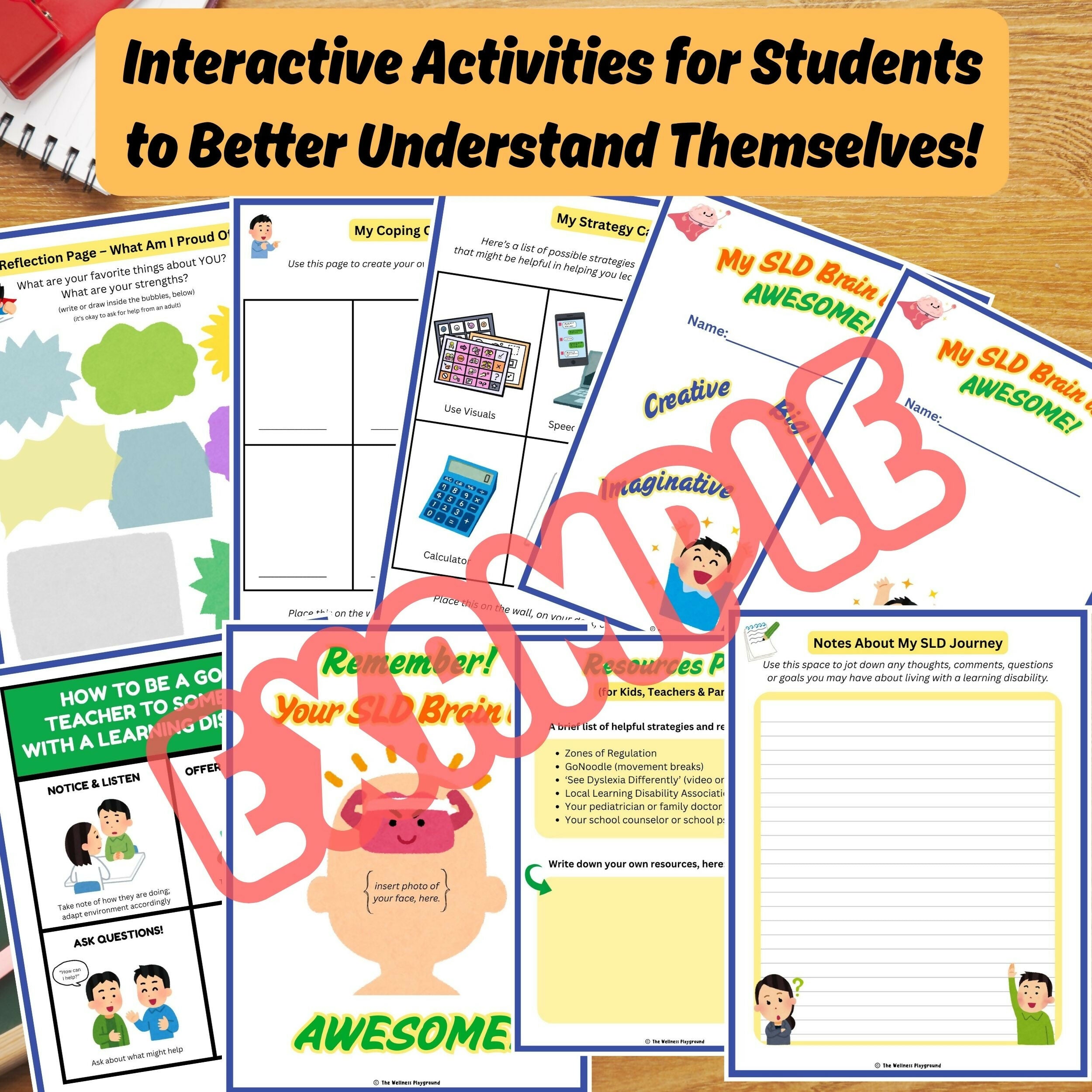 Social Story Guide About Learning Disabilities | Learning Disorders Workbook