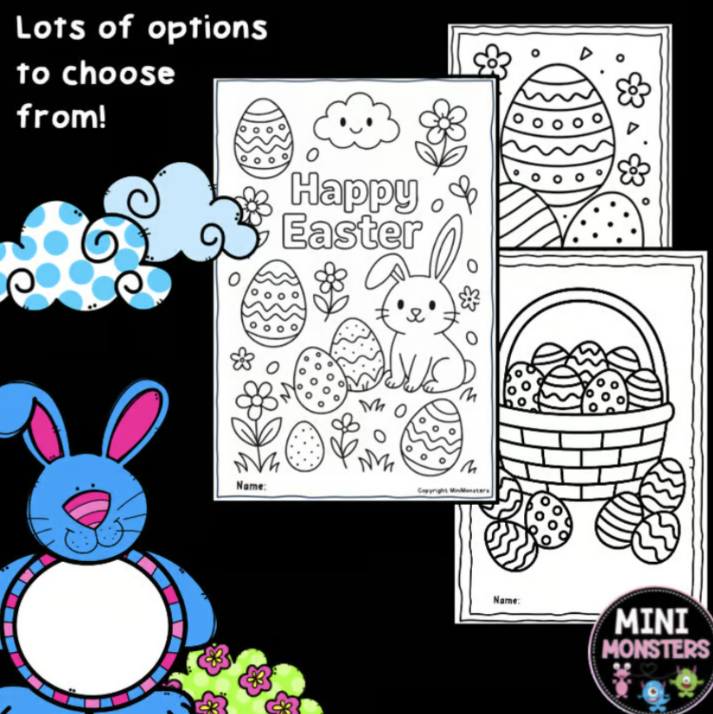 FREE Easter Colouring Pages | 12 Page Packet | Lower Primary School
