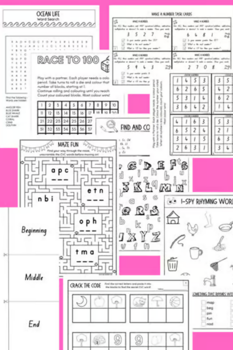 K-2 Independent Activities