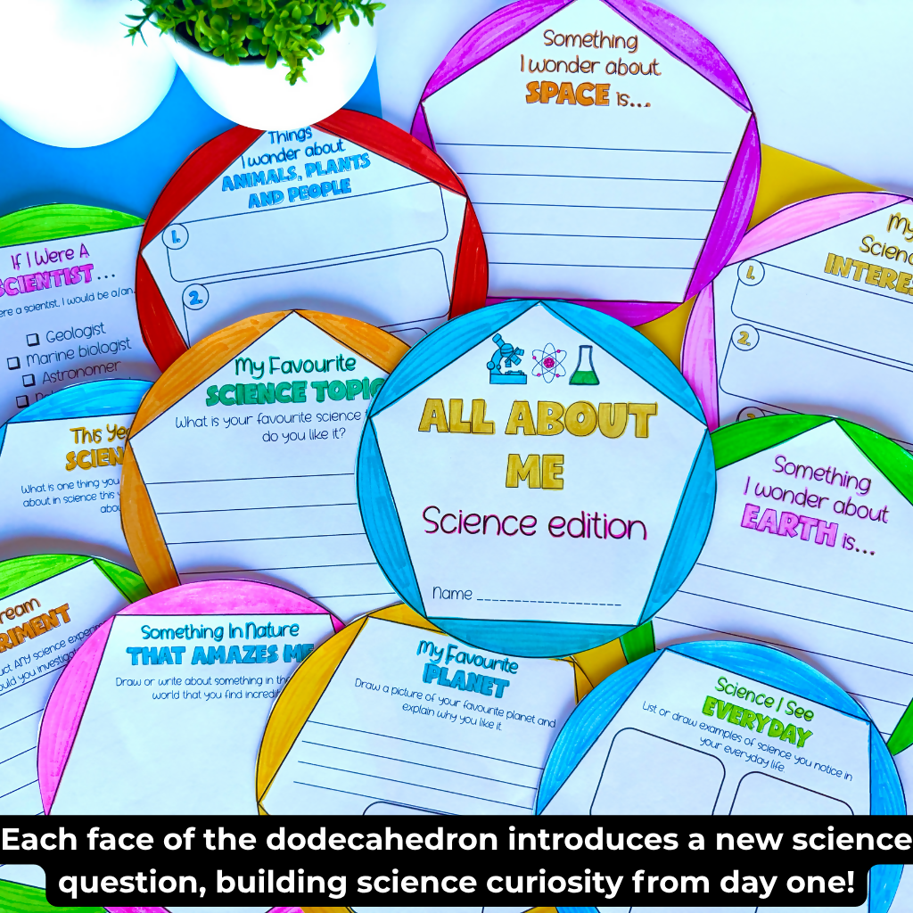 All About Me Dodecahedron | Science Edition | Back To School