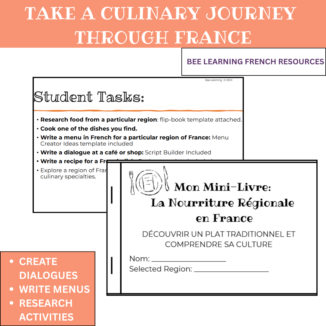 French Food & Regional Cuisine | Cultural Inquiry Project Years 7–10