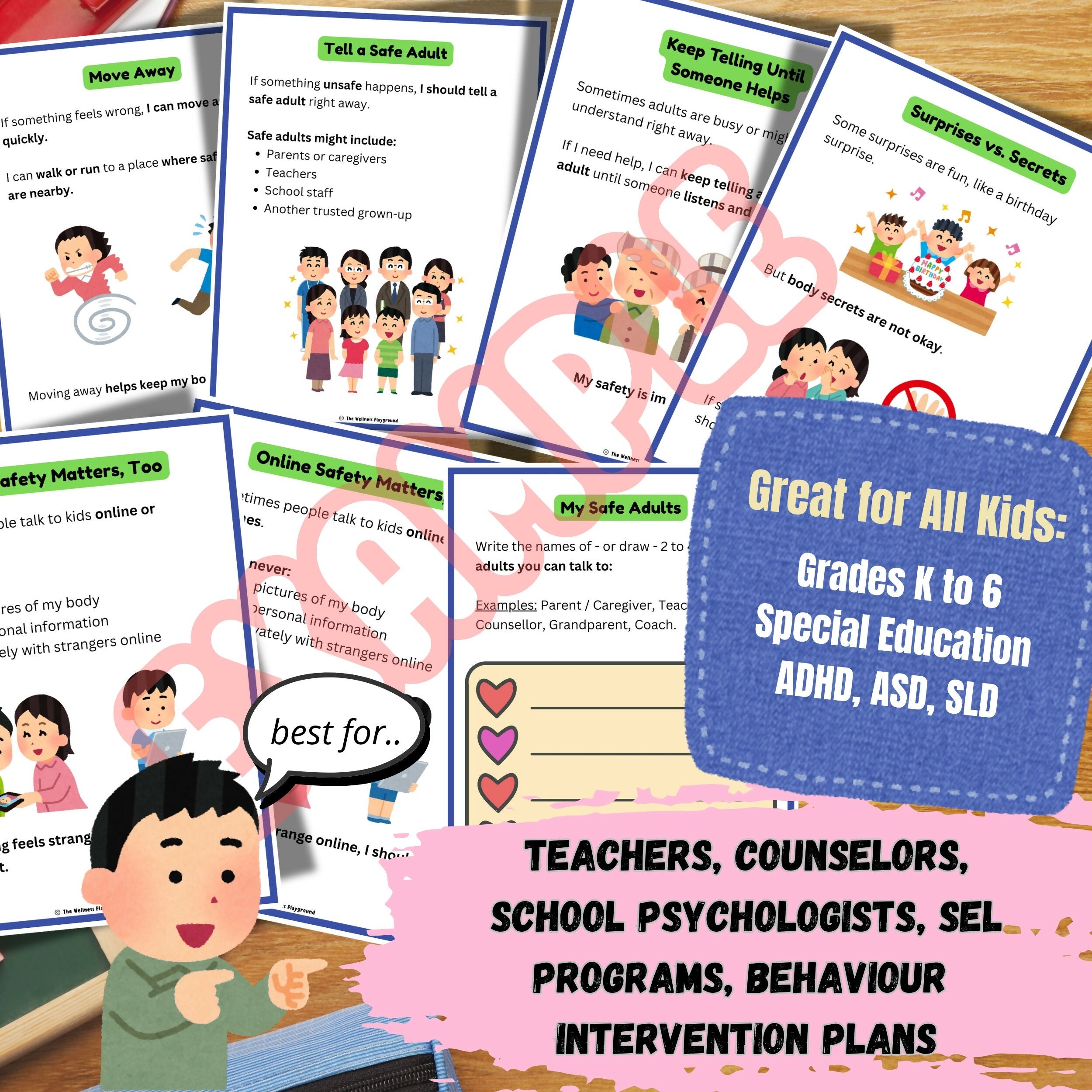 Body Safety Social Story | Safe vs Unsafe Touch | Personal Boundaries SEL Lesson