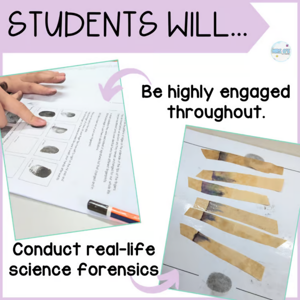 Forensic Science Crime Scene Activity - Whole school or single class.