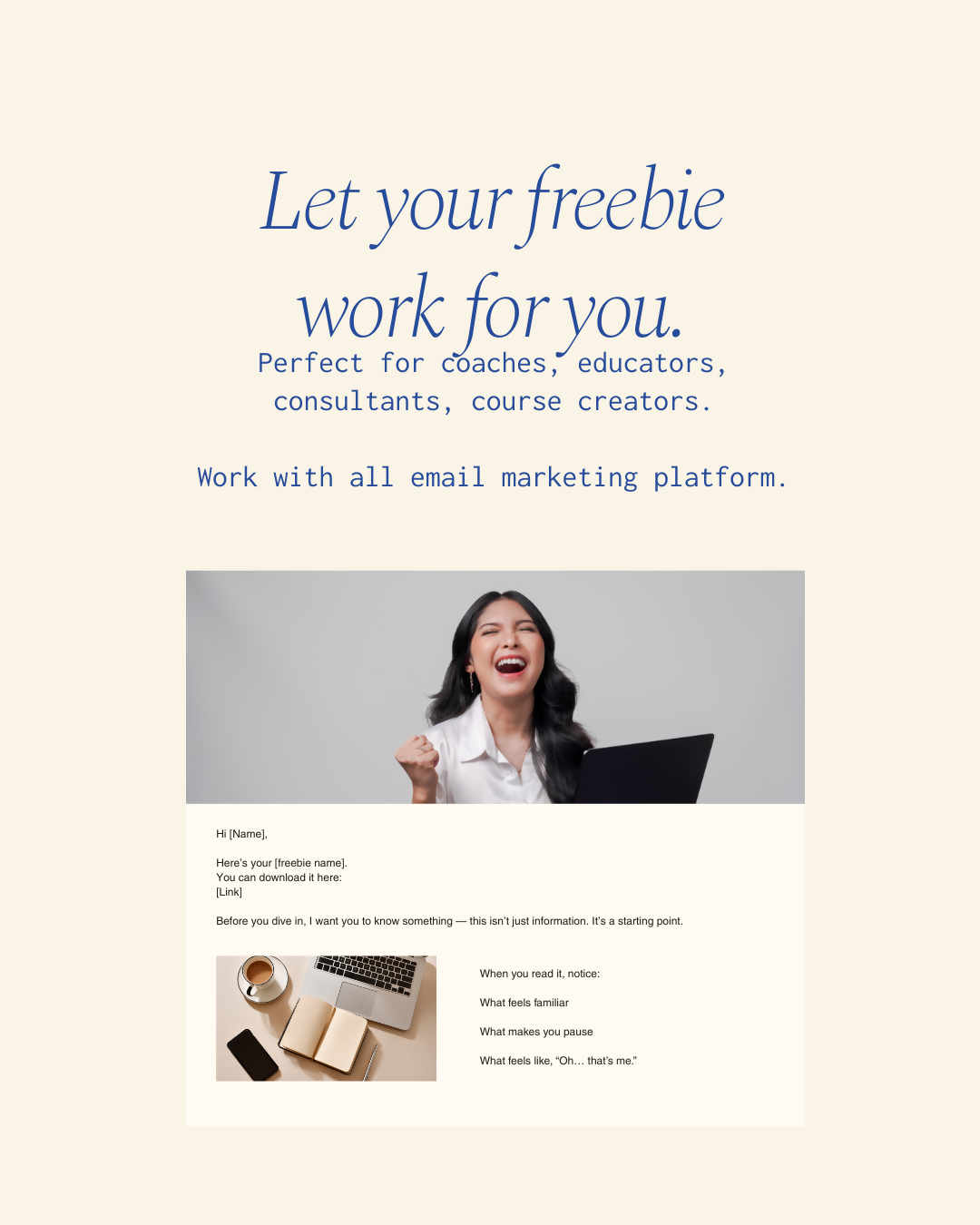 From Freebie to Client: Lead Magnet Follow-Up Emails for Coaches & Educators or