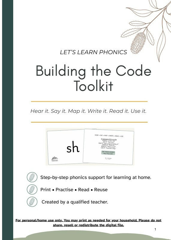 Let’s Learn Phonics – Building the Code | Levels 5–8