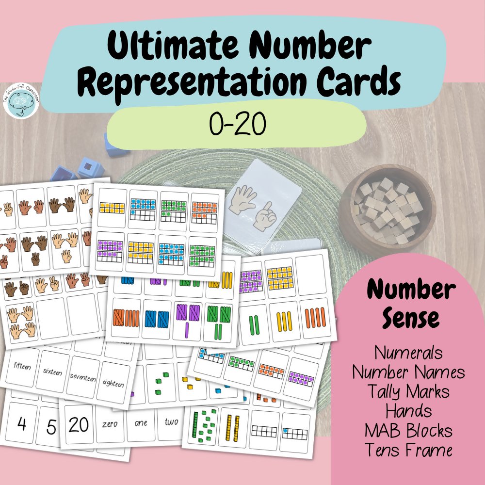 Number Sense Maths Games 0–20 | Foundation | Print & Play Cards