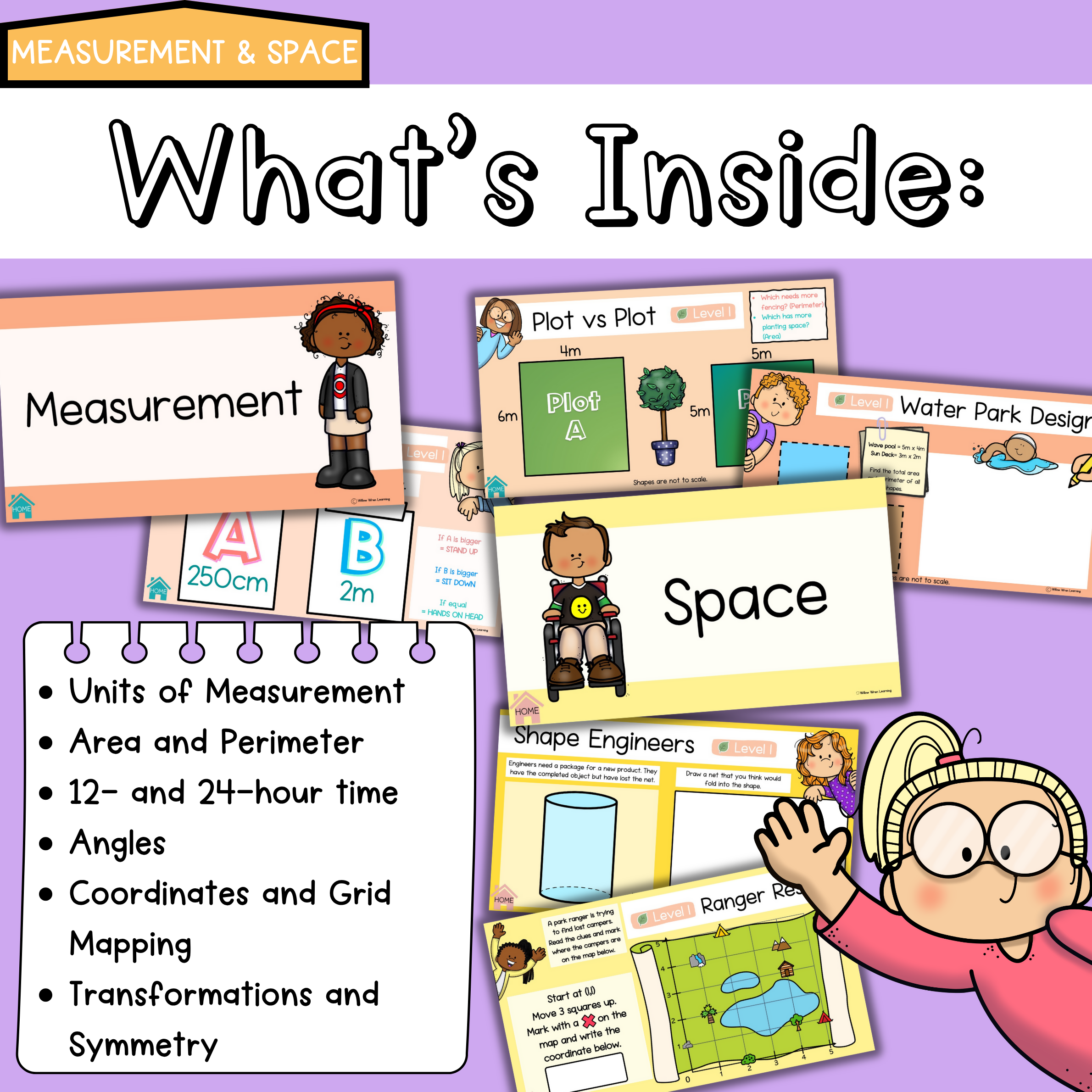 Year 5 Editable Maths Warm Ups I Measurement & Space I Australian Curriculum V9