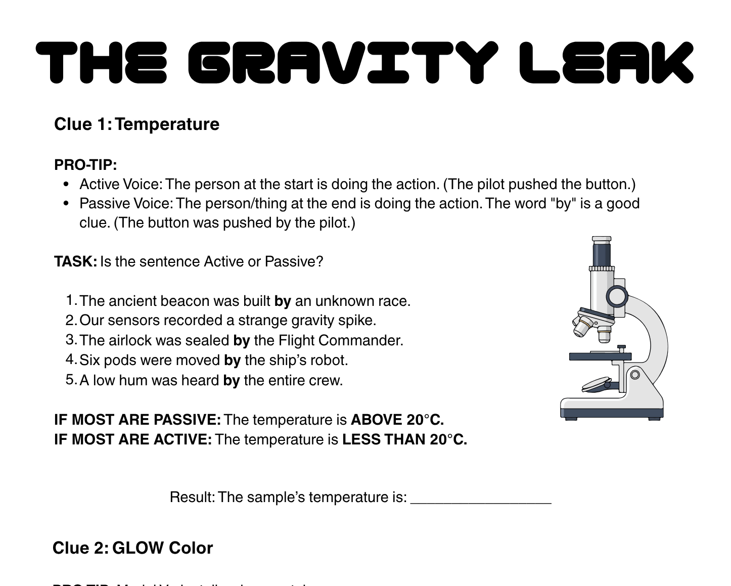 Mission to Space Grammar Mystery Game | Differentiated for Mixed Abilities | Years 5–6